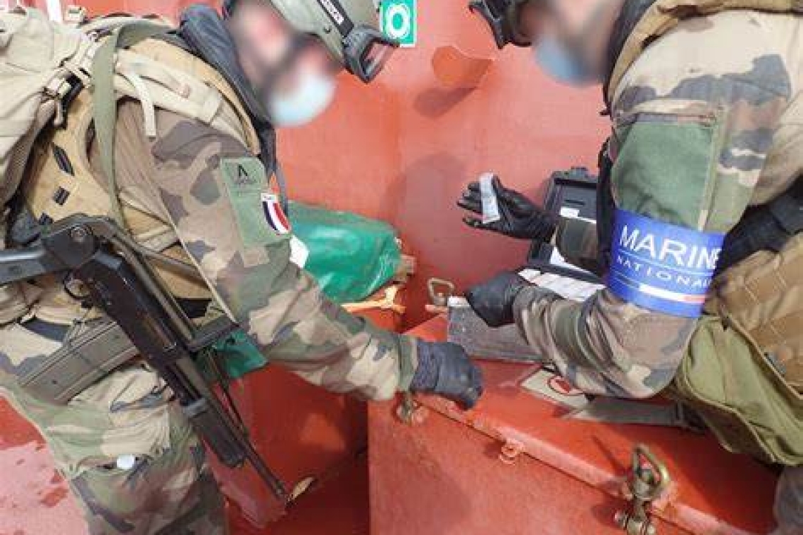 La Marine française saisit plus de 5 tonnes de cocaïne au Golfe de Guinée 